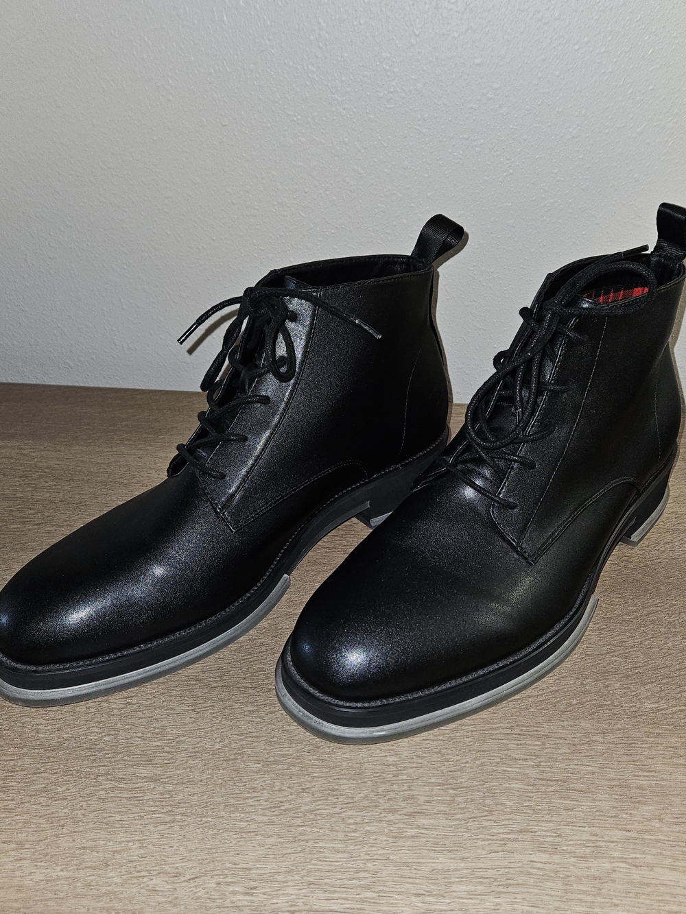 Steve Madden Stage Steerwear Men's Black Lace-Up CHUKKA  Boots
